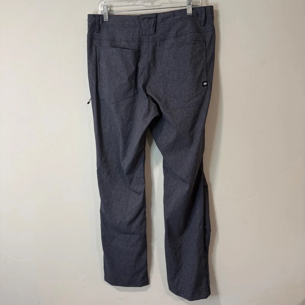 686 Mens Everywhere Pant 32x32 Charcoal Grey Excellent Relaxed Fit KCRGNS07